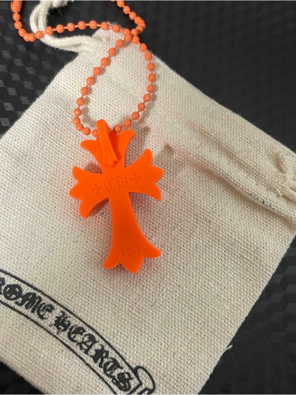 Chrome Hearts Orange Cross Pendant Necklace (BUDLE DEALS!) - Picture 2 of 2